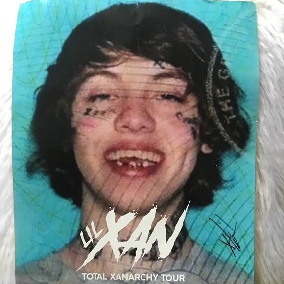 Other Sale Lil Xan Total Xanarchy Autographed Picture Poshmark